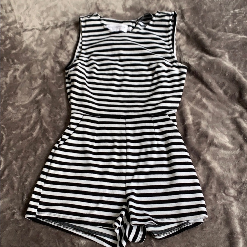 Striped Romper